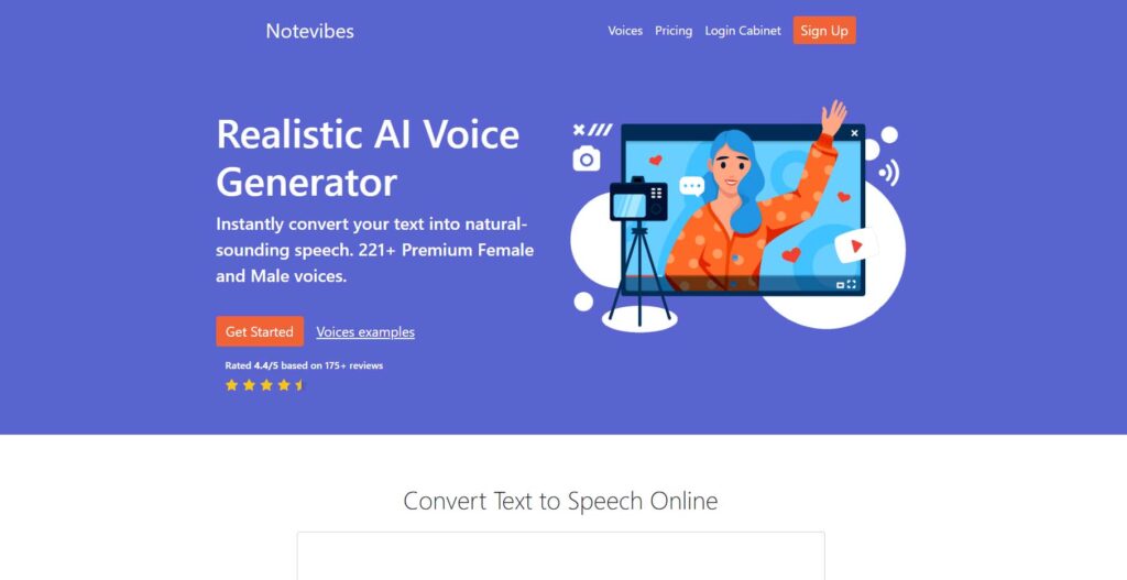 NoteVibes - AI Voice Generators
