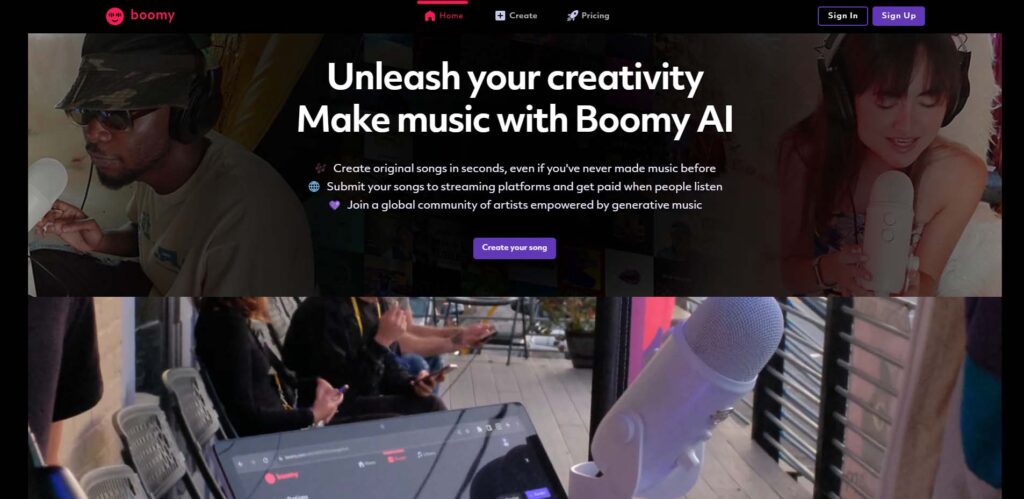 Boomy - Best AI Music Generators