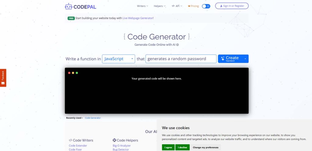 Codepal - AI Code Generators
