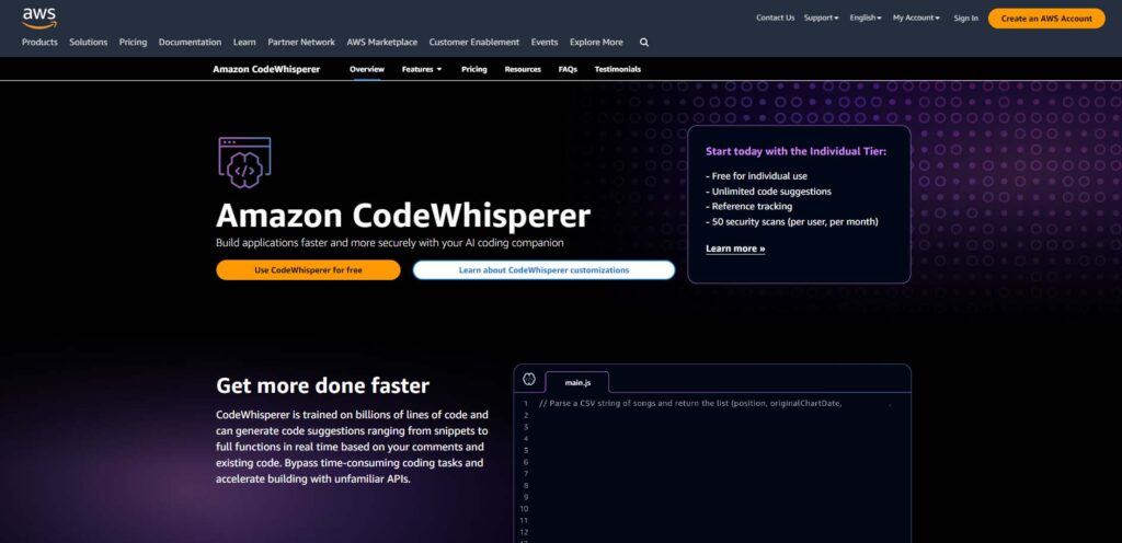 Codewhisperer - AI Code Generator
