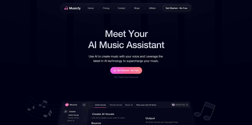 Musicfy - Best AI Music Generators