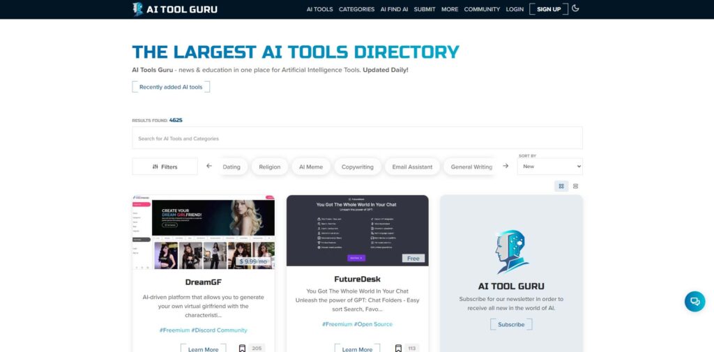 Aitoolguru - AI Tool Directories