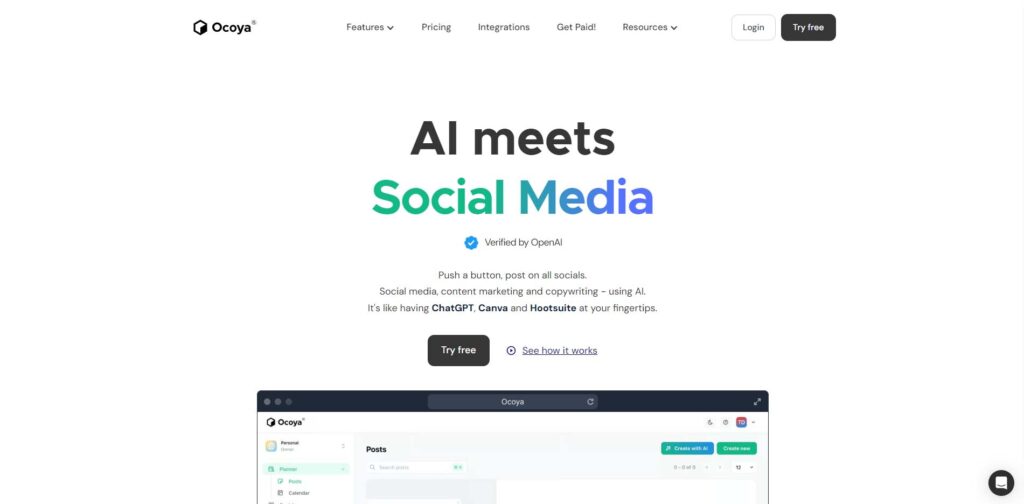 Ocoya - Best AI Marketing Tools